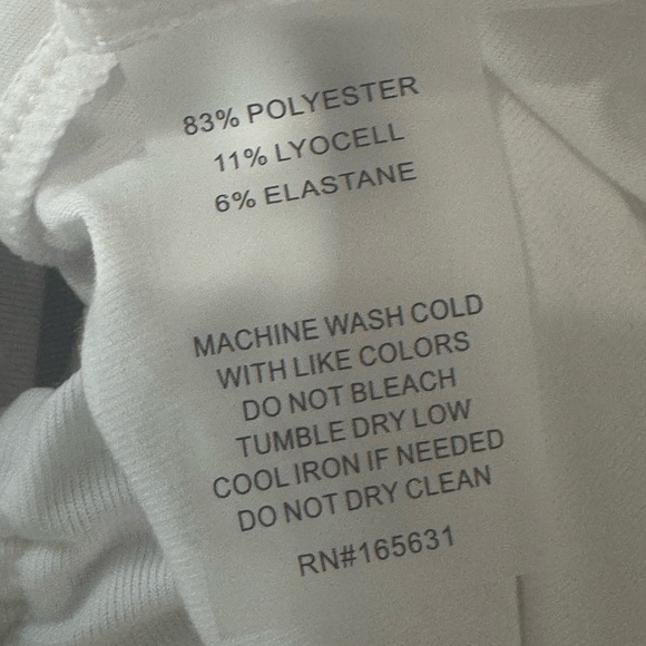 NWT JOHNNY WAS CALME Women's White Sleeveless racer back tank Top - Picture 10 of 10